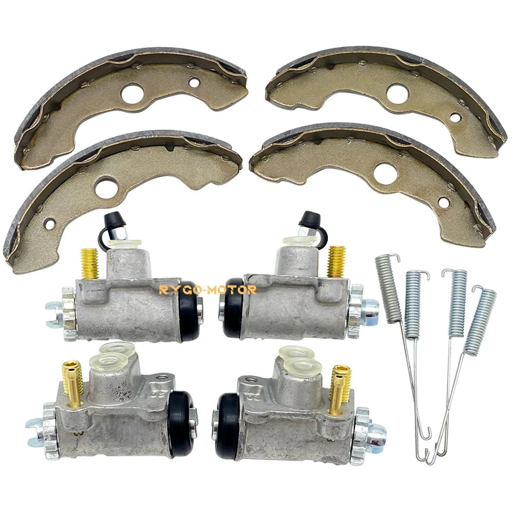 Set of 4 Front Brake Wheel Cylinders W/Shoes for Honda Foreman TRX450 (1998–2004)