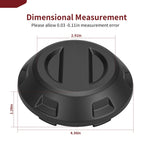 Set of 4 Center Hub Wheel Caps for Polaris RZR PRO XP (2021–2025)