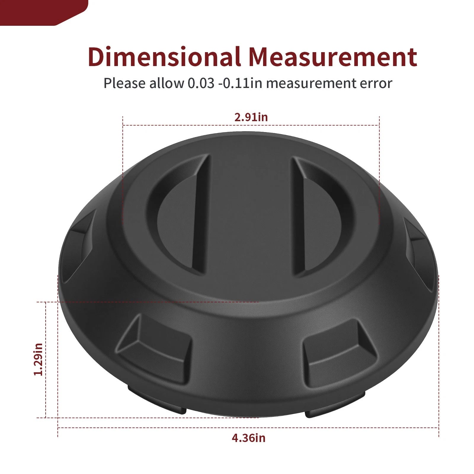 Set of 4 Center Hub Wheel Caps for Polaris RZR PRO XP (2021–2025)