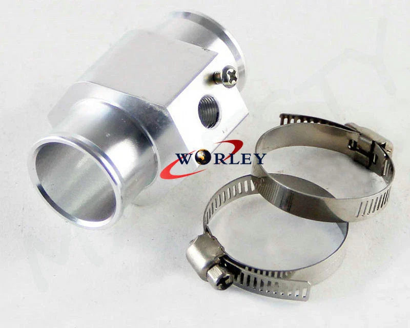 36mm Water Temp Sensor Gauge Radiator Hose Adapter for Car