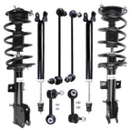2 Complete Struts + 2 Shocks + 4 Sway Bar for Nissan Maxima (2009–2014)