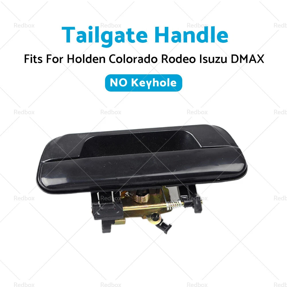Black Tailgate Handle for Holden Colorado RC Rodeo RA DMAX (NO Keyhole)