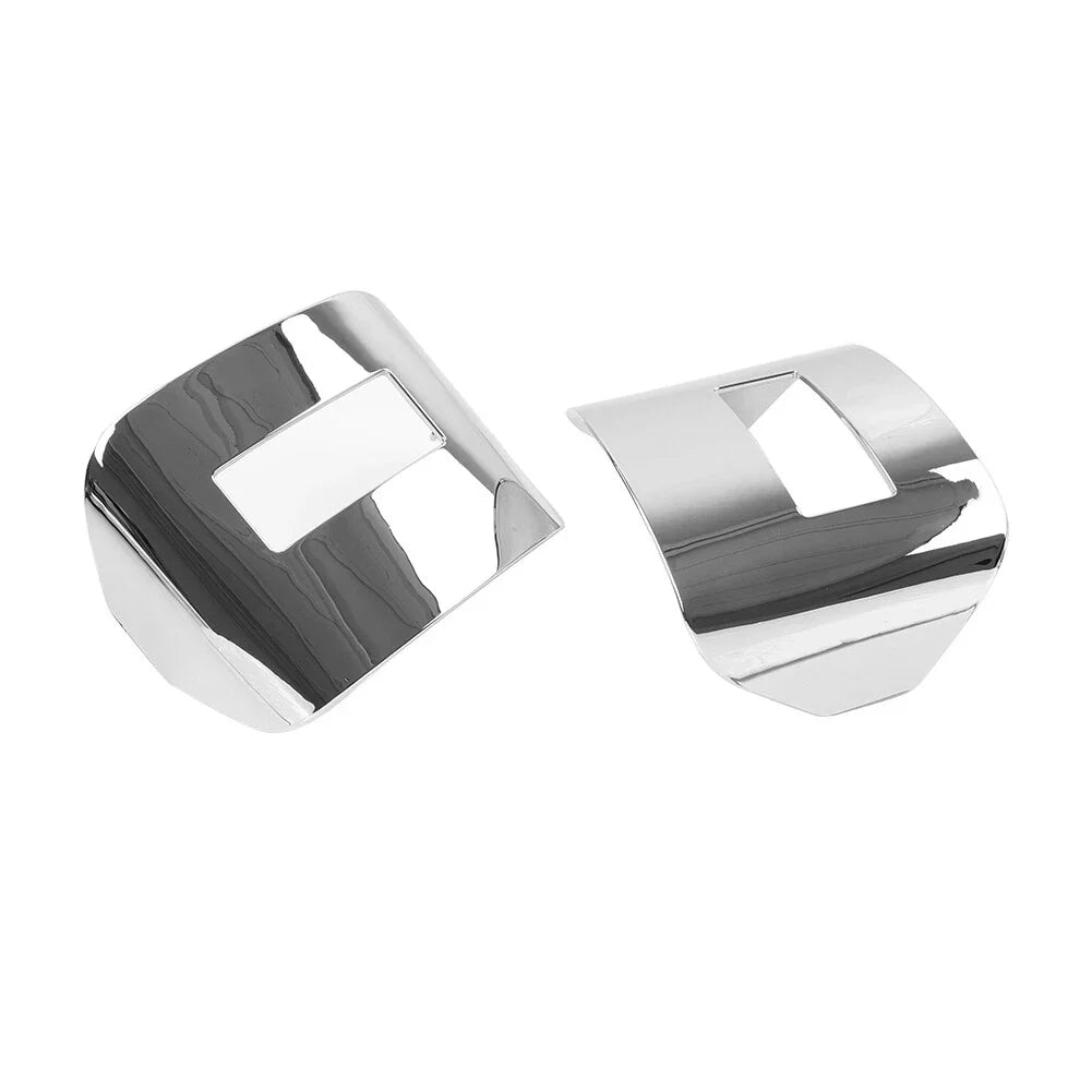 Chrome Tail Light Visor Covers for Harley Tri Glide, Street Glide (2009-2023)