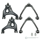 Front Upper & Lower Control Arms for 1999–2006 Chevy Silverado 1500 (5.3L)