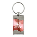 Pink Rectangular Wave Keychain - Officially Licensed for Honda Fit