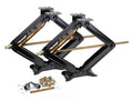 2 Libra 6000lb 24" RV Camper Stabilizer Leveling Scissor Jacks (w/sockets)