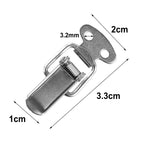 Set of 4 Toggle Catch Clips for Suitcase Tool Box Chest Trunk Latch Lock
