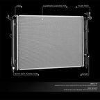 Aluminum Core Radiator for Hyundai Genesis 5.0L (2015–2016) DPI 13456