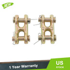 2 Pack Safety Chain Link Double Clevis for G70 (4700 lbs, 1/4" - 5/16")