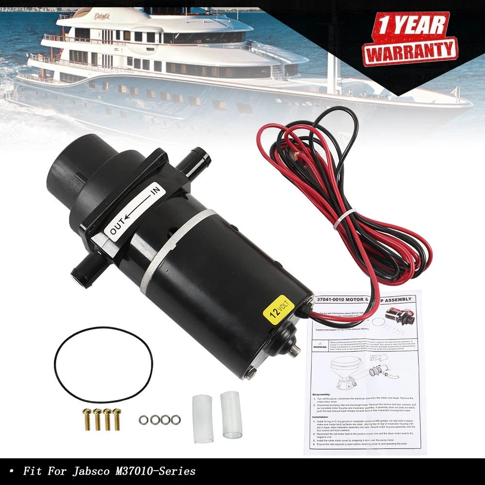 12V Motor Pump Assembly for Marine Electric Toilet (37041-0010)