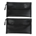 2 Pack Fireproof Pouches for Cash and Documents