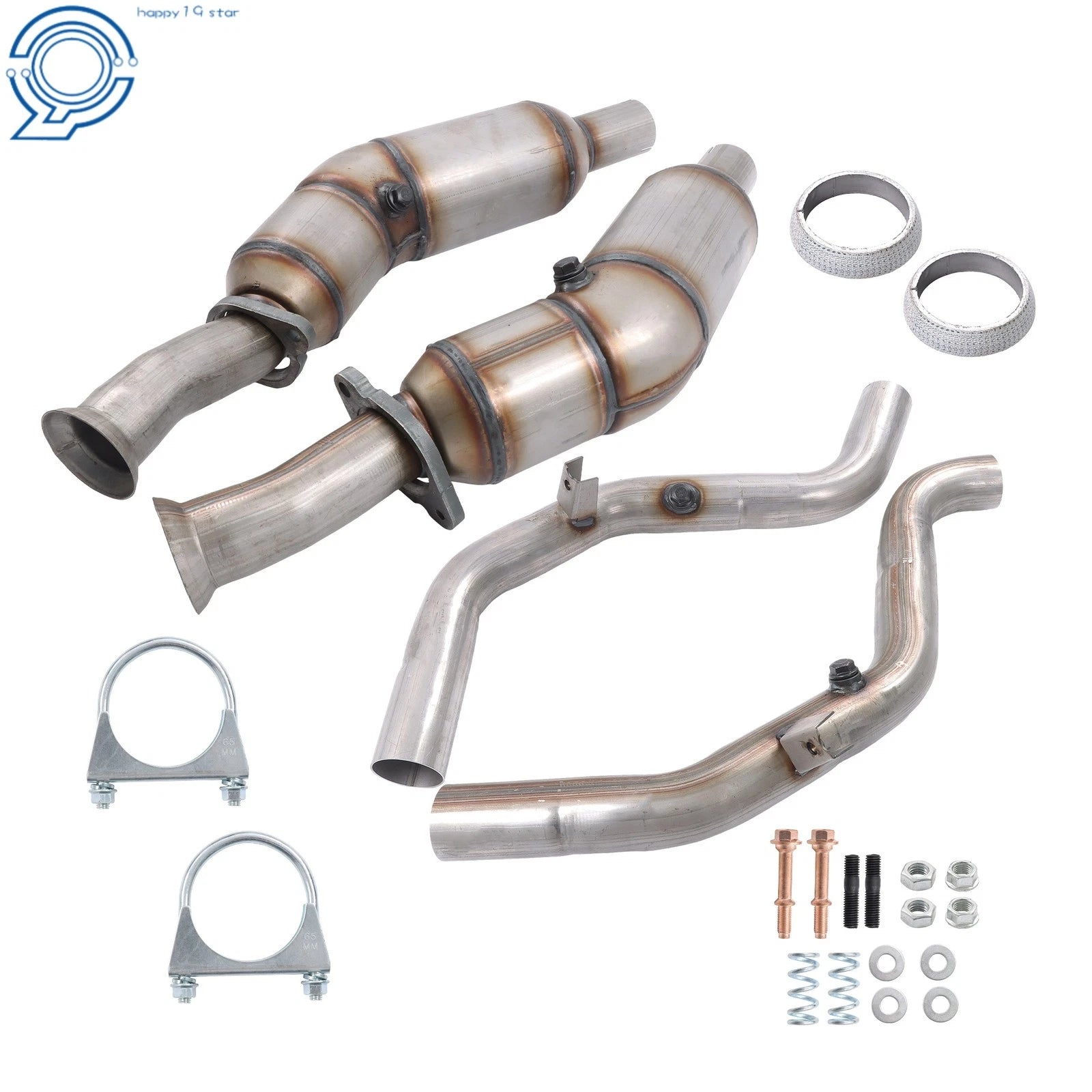 Set of 2 Catalytic Converters for Land Rover Range Rover Sport 2015–2019