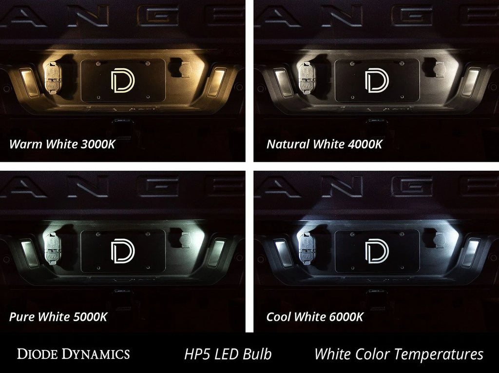 LED Headlight Bulbs Cool White 6000K Pair for Toyota Tacoma (2012–2023)