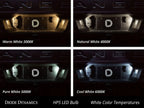 LED Headlight Bulbs Cool White 6000K Pair for Toyota Tacoma (2012–2023)