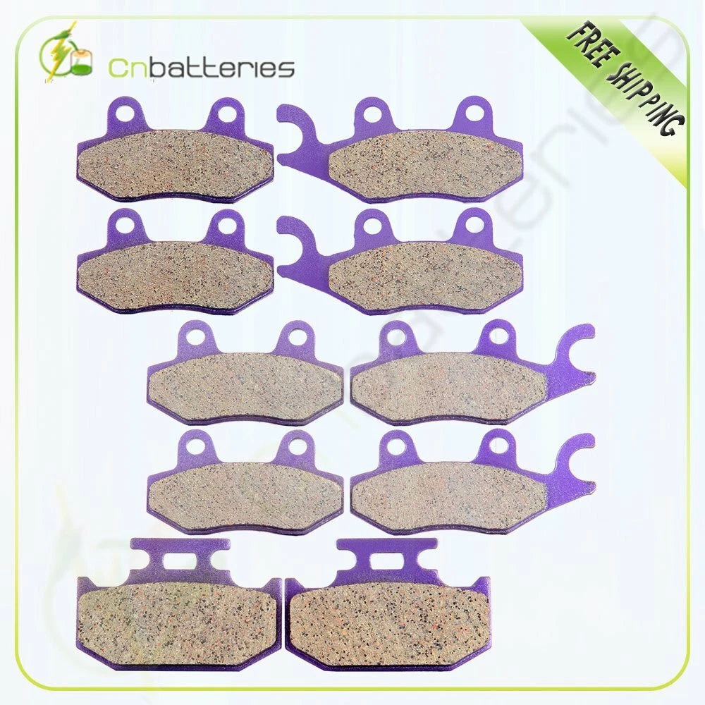 Front and Rear Brake Pads for Yamaha YXR700F Rhino 700 (2008–2009, 2011–2013)