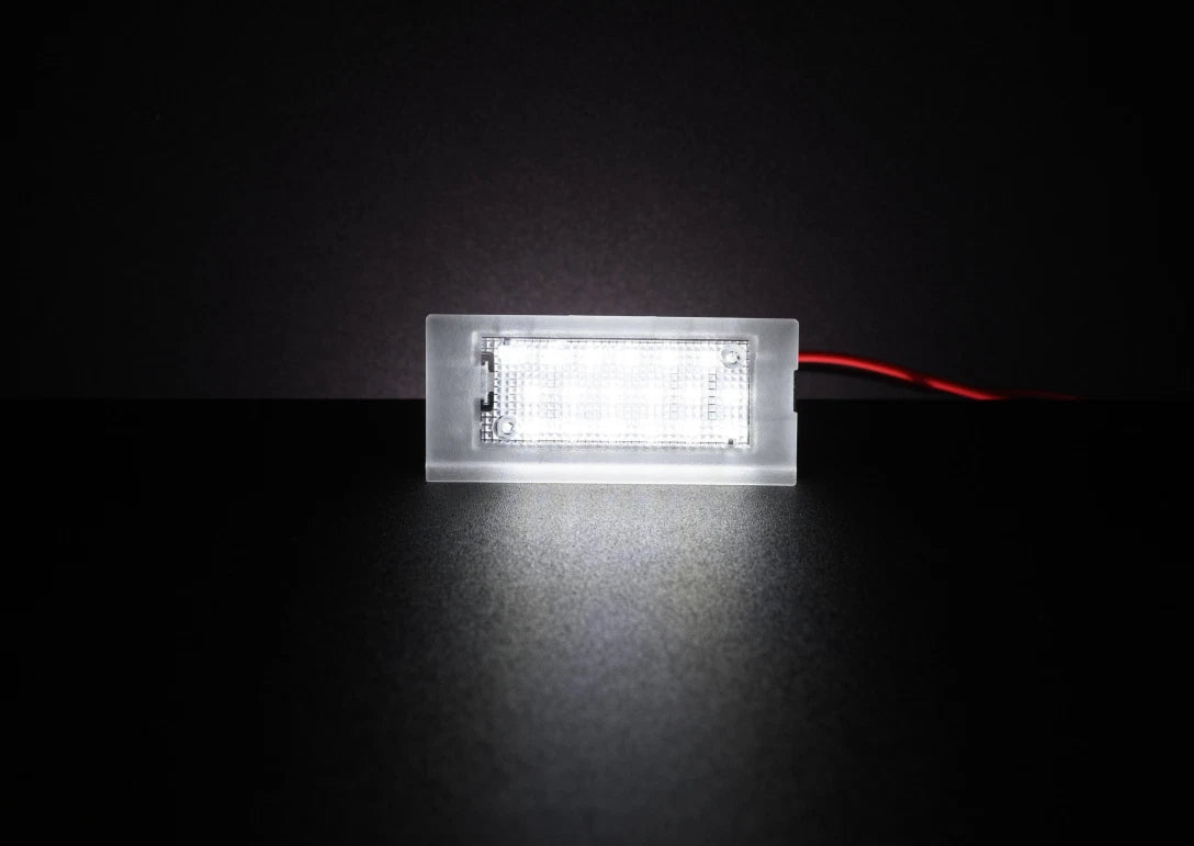 Pair of White LED License Plate Light Lamps for Land Rover Range Rover (2003–2012)