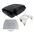 Black Razor Trunk & Solo Mount Plate for Harley Electra Glide (2009–2013)