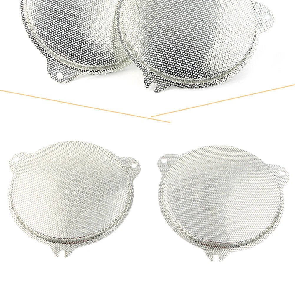 Front Speaker Mesh Grills Covers for Harley Electra Glide, Street Glide, Road King (2000–2023)