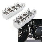 MX Style Foot Pegs for Harley Dyna, Electra, Tri Glide, Softail, V-Rod (Chrome)