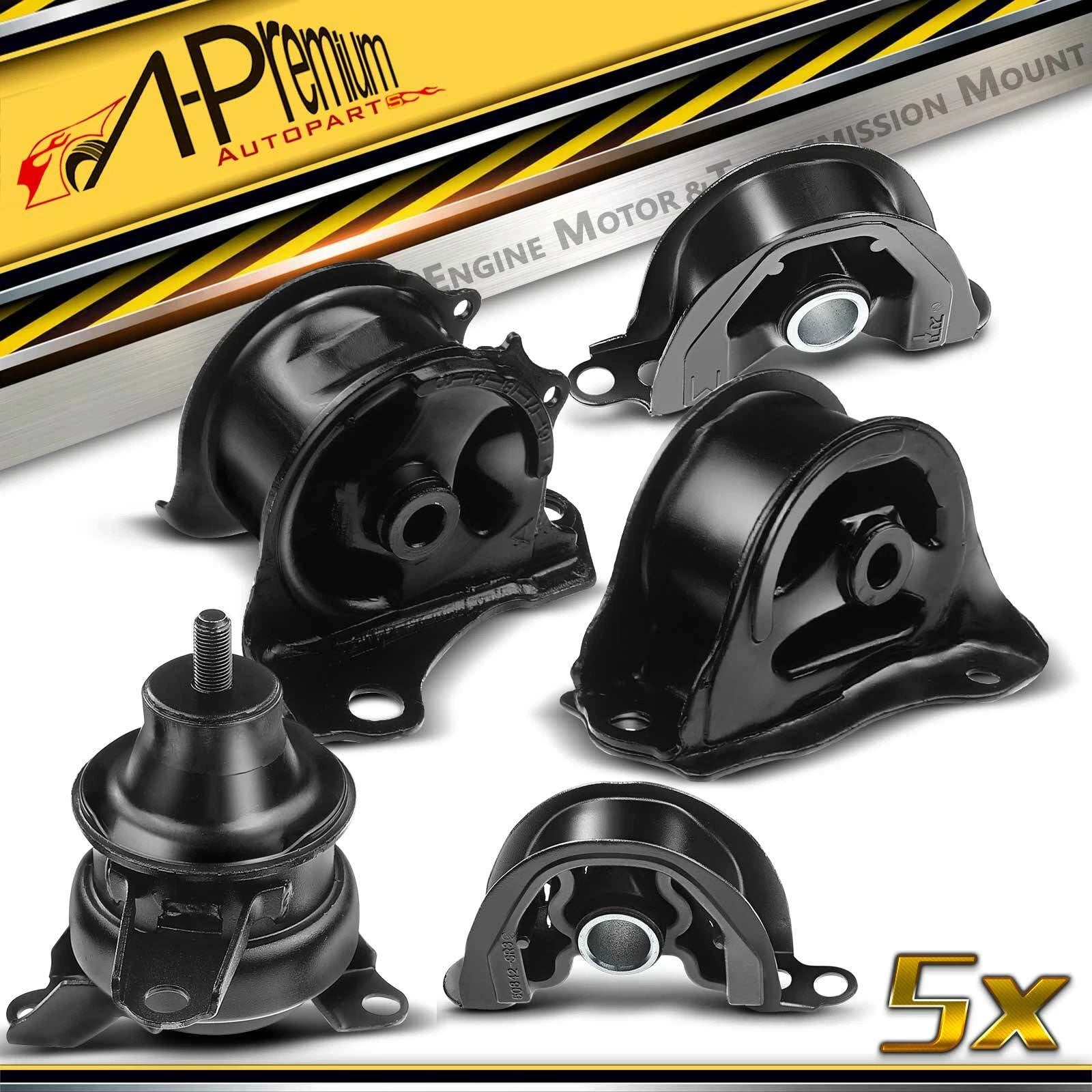 5X Engine Motor & Transmission Mount for Honda CR-V (2007–2011)