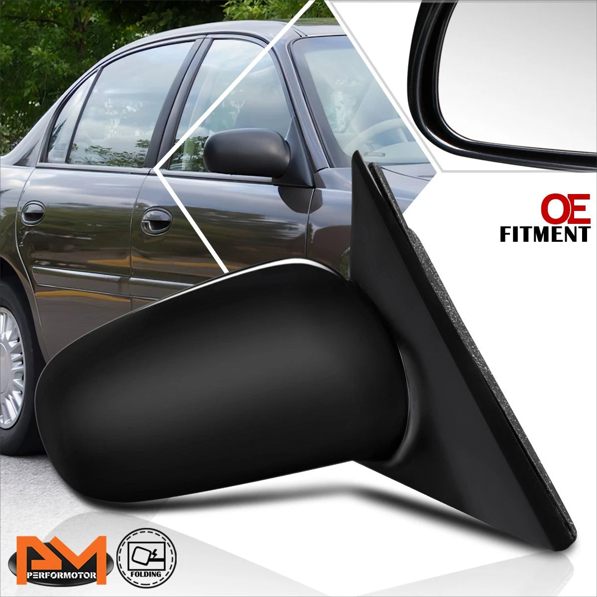 OE Power Side Door Mirror Right for Chevy Malibu/Oldsmobile Cutlass (1997–2005)