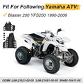 Set of 2 Rear Fender Splash Flaps for Yamaha Blaster YFS200 (1990–2006)