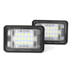 2X LED Error Free License Plate Light for Benz GLK X204 GLK350 (2008–2015)