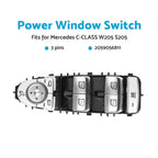 Power Window Control Switch for Mercedes C-Class W205 S205 E213 (2015–2021)