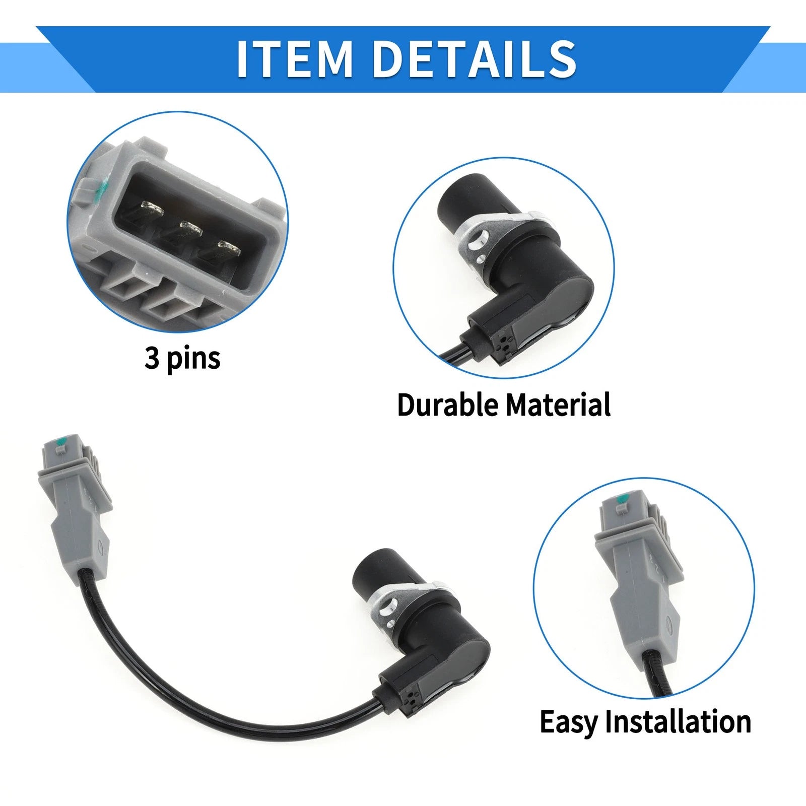 Crankshaft Position Sensor for KIA Sedona GQ 2001–2006 No. 0K56P18891 1 Pc