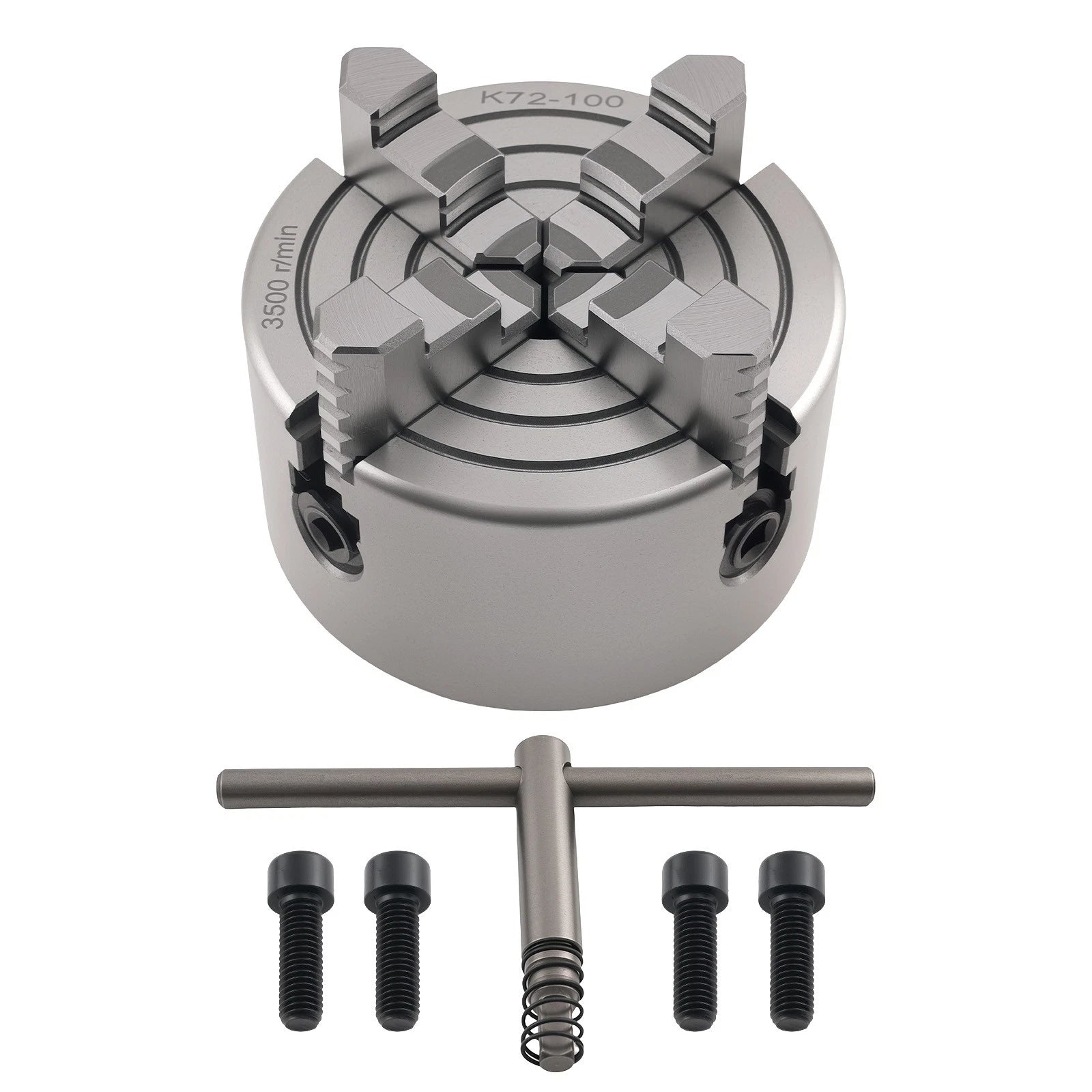 4 Jaw Self Centering Chuck 100mm for Metal Lathe (K72-100)