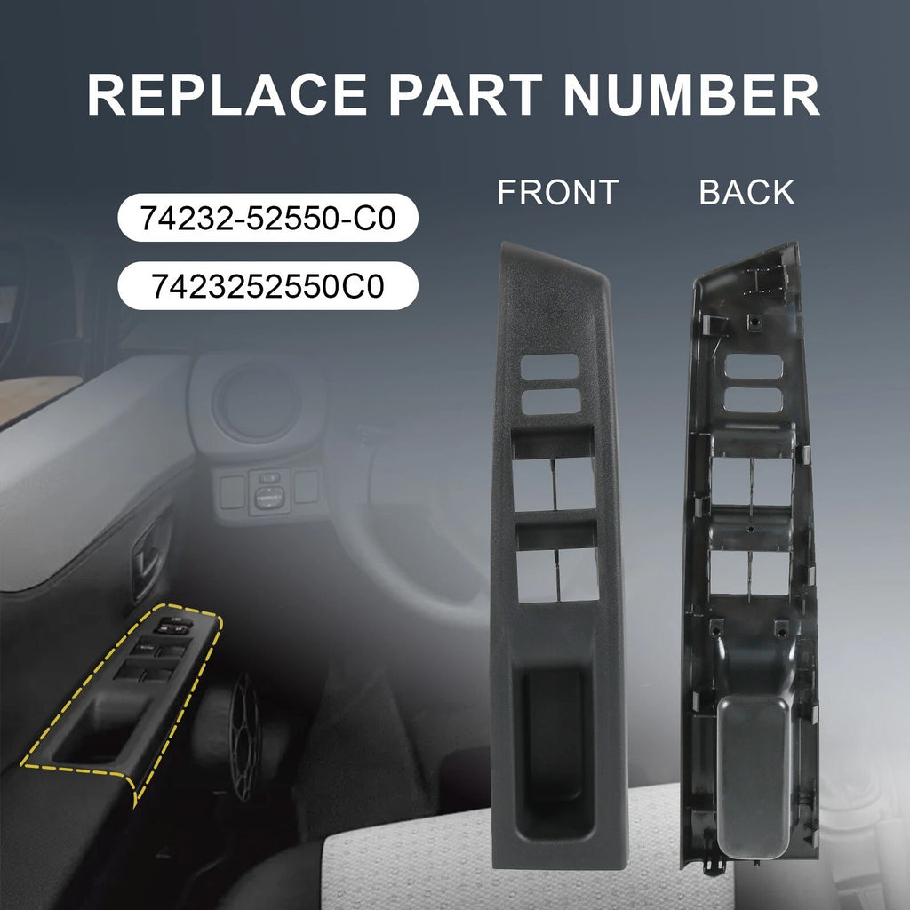Window Switch Control Panel Bezel for Toyota Yaris (2012-2014)
