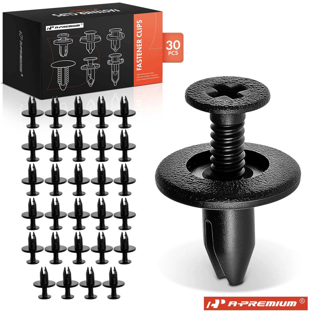 30x Nylon Retainer Clips for Ford Focus 