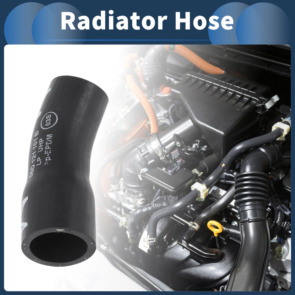 Radiator Hose for Audi A4 2.0L (2007–2008) No. 06D121101B Black