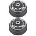 Pair Front Brake Drums for Kawasaki Mule 3000 3010 3020 4000 4010