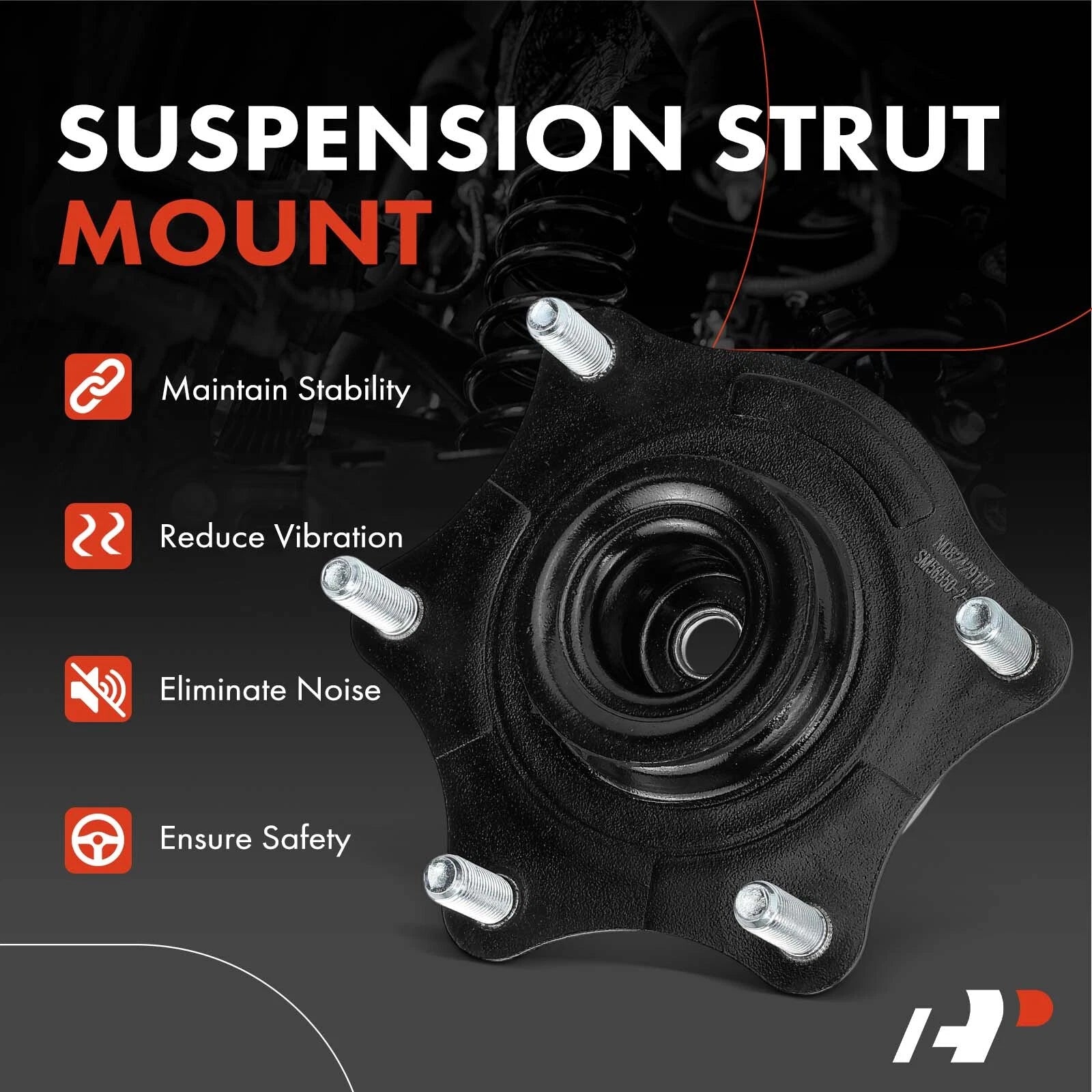 2Pcs Front Suspension Strut Mount for Honda CR-V (2007–2014) Acura RDX