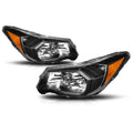 OE Headlight Lamps for Subaru Forester (2014–2016) Black Housing Amber Corner