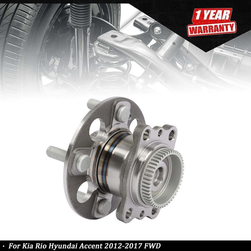 Rear Wheel Bearing Hub Assembly for Kia Rio Hyundai Accent (2012â2017)