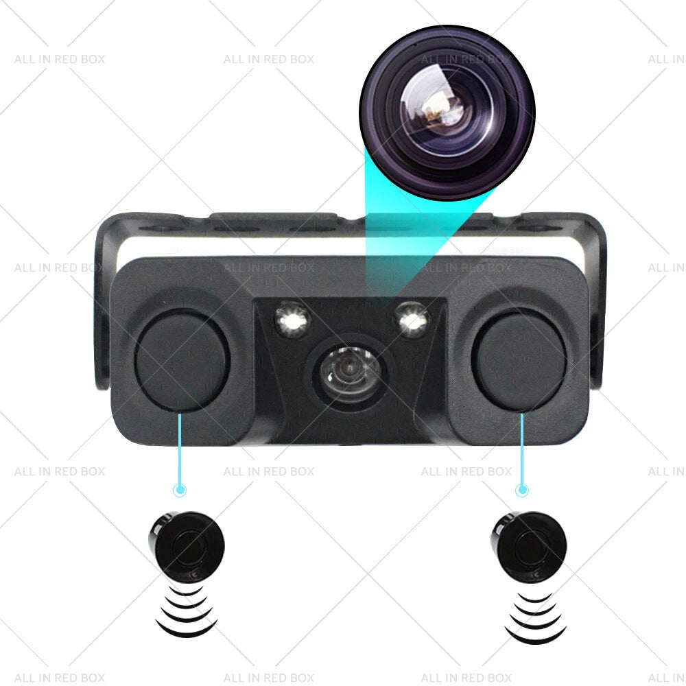 3-in-1 170° Car Reverse Rear View Camera for Universal (2002–2019)