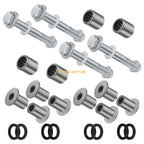 2 Front A Arm Bushing Bearing Seal & Bolt Kit for Suzuki Kawasaki Arctic Cat 400 (2000–2023)