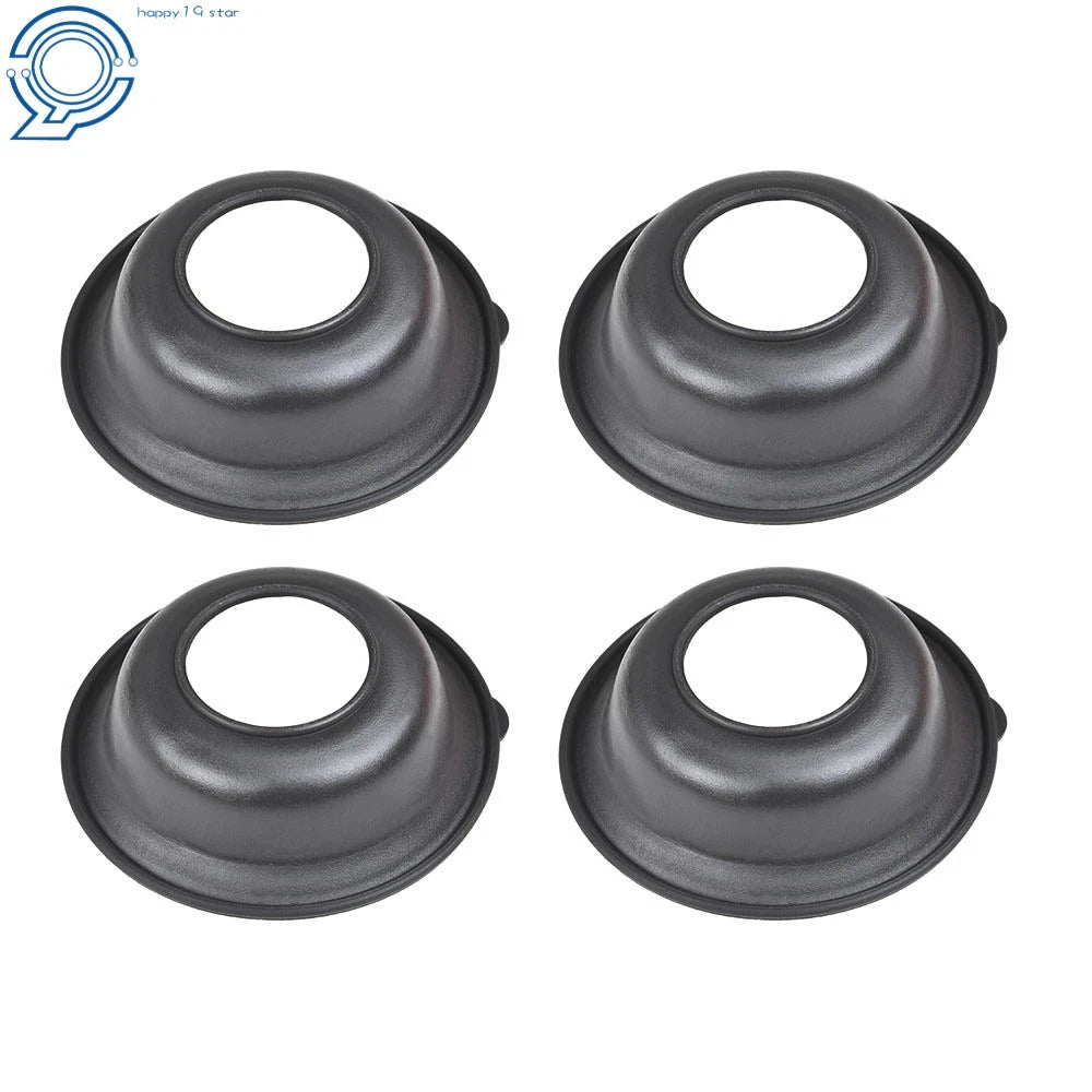 Set of 4 Carburetor Slide Diaphragms for Yamaha XJ650L Seca Turbo (1982–1983)
