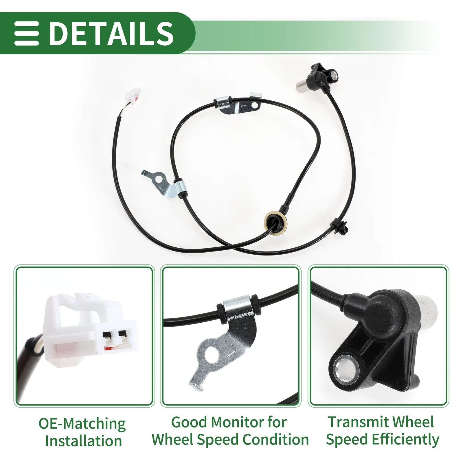 ABS Wheel Speed Sensor for Mazda 6 (2003–2008) No.GJ6A4372YC