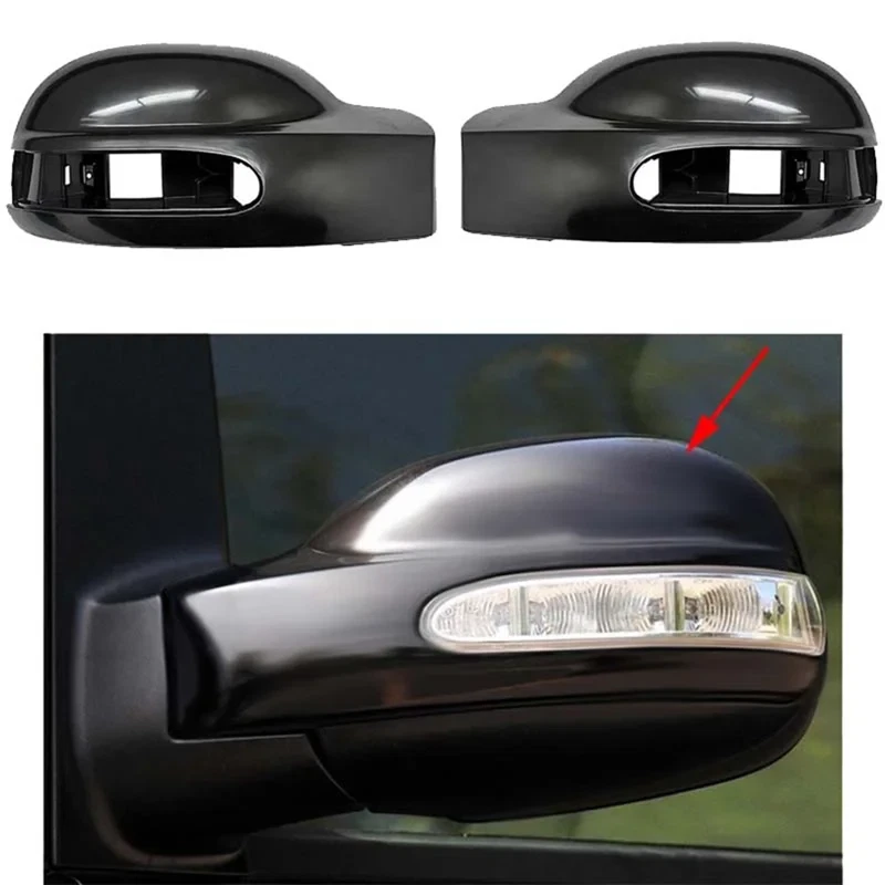 Side Mirror Cap Cover Replacement for Mercedes Viano W639 (2003–2010)