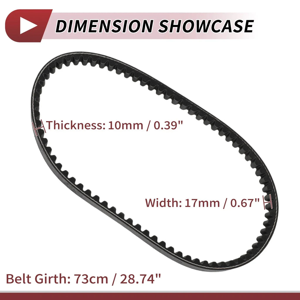 Drive Belt V-Belt for Honda Activa 125 & Lead 90cc Motorcycles (2013-2023)