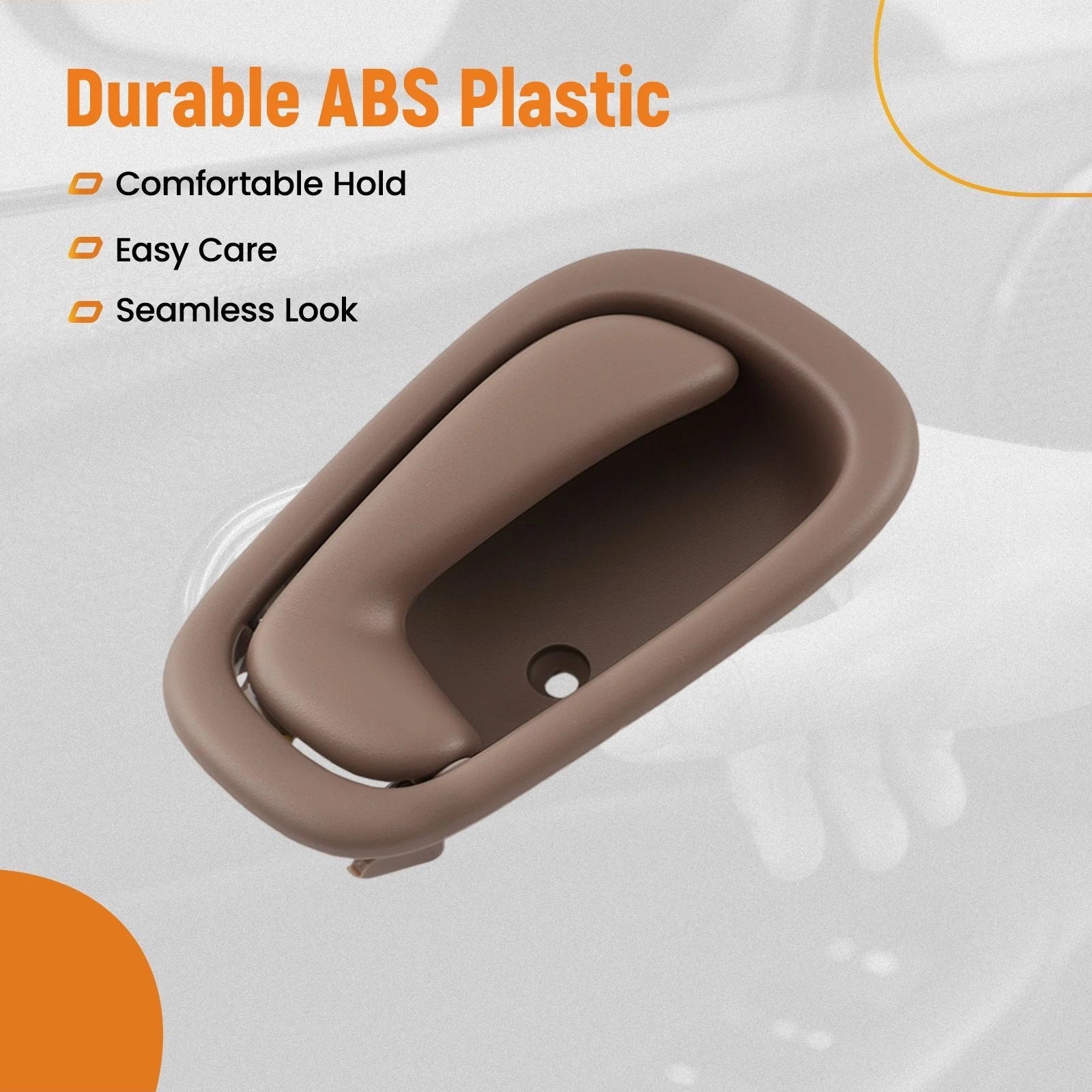 Set of 2 Interior Door Handles for Chevrolet Prizm 1998-2002 79501 Beige