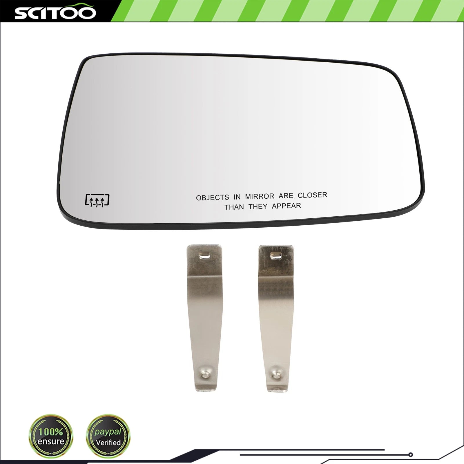 Heated Mirror Glass for Ram 1500 (2009–2018) Right Passenger Side