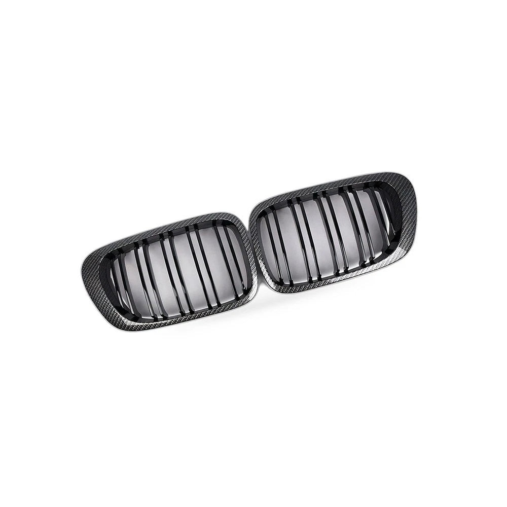 Carbon Fiber Twin Line Bumper Grille for BMW E46 M3 Coupe (1998–2002)