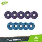 10 Pack Diamond Strip Discs for Angle Grinder (4-1/2" x 7/8")