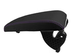 Console Lid Pull Over Cover Leather for Toyota Camry (2012–2017) Purple Stitch