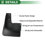 Set of 4 Mud Flaps Splash Guards for Mitsubishi Outlander (2003–2006)