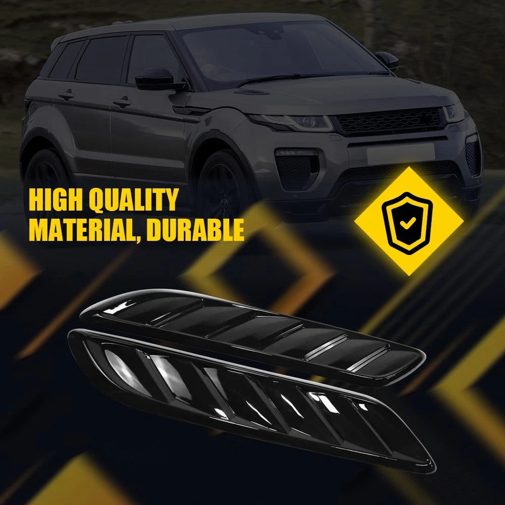 Glossy Black Front Hood Air Flow Vent Cover for Make Model (YYYY–YYYY)
